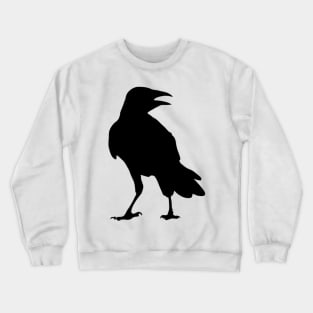 Crow/Raven Stencil Artwork Crewneck Sweatshirt